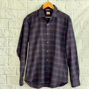 CULTURATA Plaid Button Down Shirt